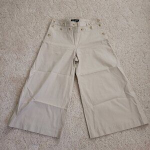 Yoshi Kondo Wide Leg Tan Pants Size Medium